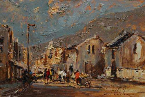 Original Corne Weideman Investment Painting (300mm x 450mm)